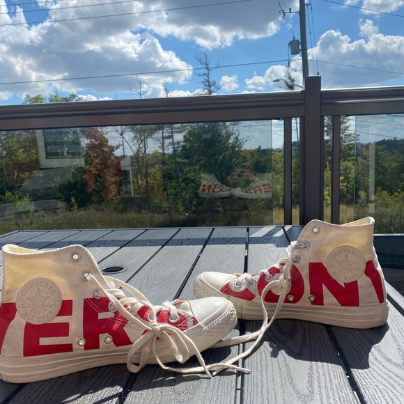 White High Top Converse - Picture 5 of 8